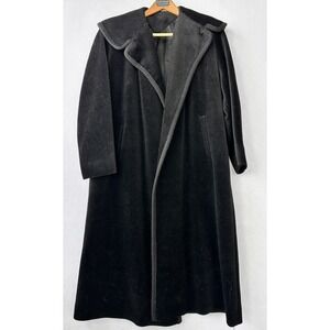VTG‎ Forstmann Formal wool Coat Long Classic Retro Old Money Women's L Black
